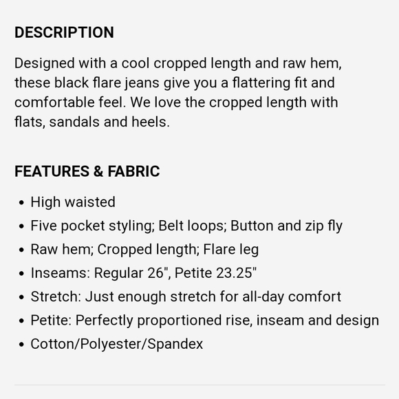 Cropped Flare High Rise Jeans - Picture 5 of 5